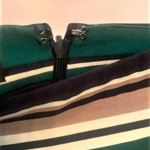 Talbots VIBRANT striped pencil skirt 16 - Picture 3 of 8